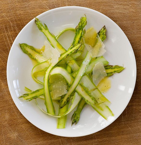 how to cut the asparagus